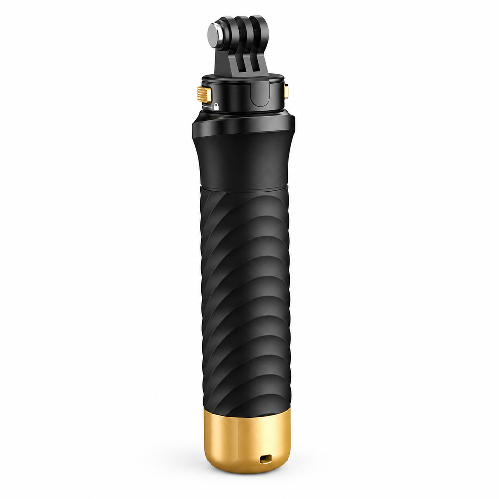 Action Camera Quick-Release Floating Grip - single product on white background