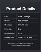 BARUNOR helmet-chin EN 20261020 06: ABS and silicone helmet chin mount: net 91 g, packaged 125 g, mount 100 x 85 mm, package 120 x 100 x 41 mm - panel 2 of 2 | BARUNOR detail 4:5 20261022
