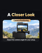 BARUNOR dual-backpack EN 20261020 04: Backpack-strap setup, camera positioning and detachable adapter details; camera shown for illustration - panel 2 of 3 | BARUNOR detail 4:5 20261022