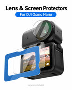Lens & Screen Protectors. For DJI Osmo Nano. Nano accessory detail; camera not included. [FLW-media-S001-0149dbcc]