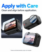 Apply with Care. Clean and align before application.. Nano accessory detail; camera not included. [FLW-media-S002-269e4132]