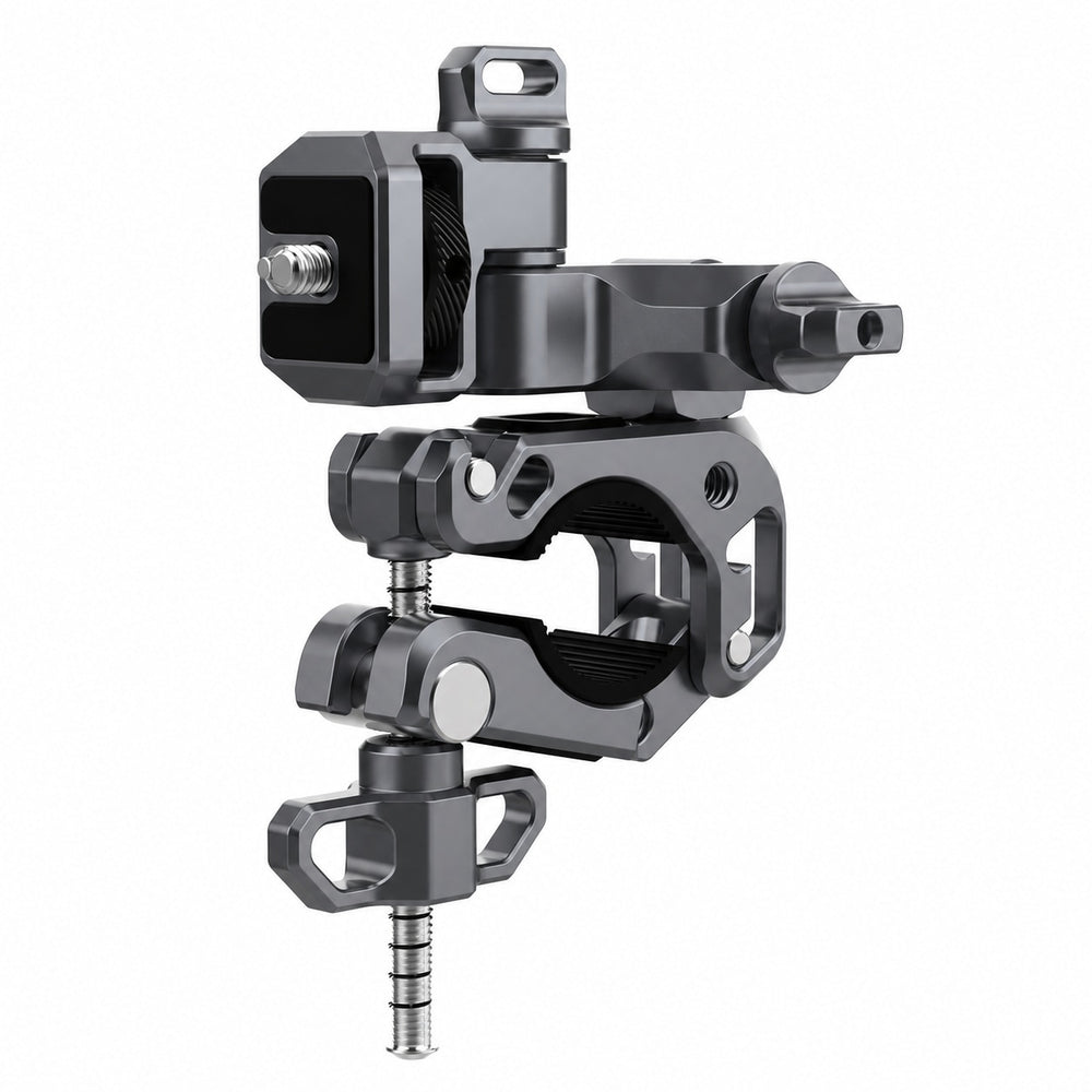 Multi-Joint Handlebar Camera Clamp Mount - FLW152 - complete product on white background