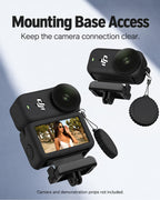 Mounting Base Access. Keep the camera connection clear.. Nano accessory detail; camera not included. [FLW-media-S075-b495df31]