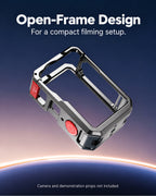 Open-Frame Design. For a compact filming setup.. Camera and demonstration props not included. [FLW-media-S083-f1f2415e]