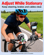 Adjust While Stationary. Keep steering, brakes and cables clear.. Camera and demonstration props not included. [FLW-media-S095-eafc0f6b]