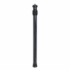 Carbon Fiber Camera Extension Pole - FLW153 - complete black pole on white background