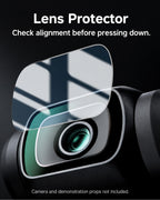 Lens Protector. Check alignment before pressing down.. Camera and demonstration props not included. [FLW-media-S142-eb1689ce]