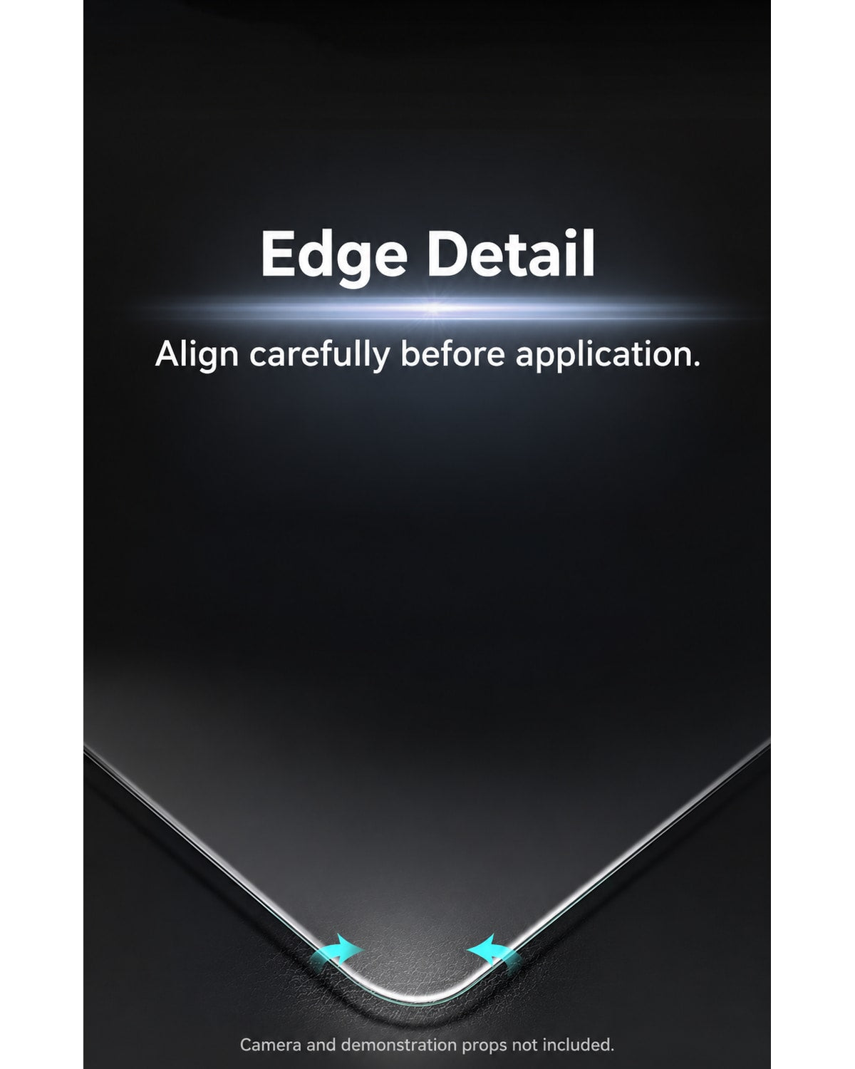 Edge Detail. Align carefully before application.. Camera and demonstration props not included. [FLW-media-S143-aa2c7d1a]