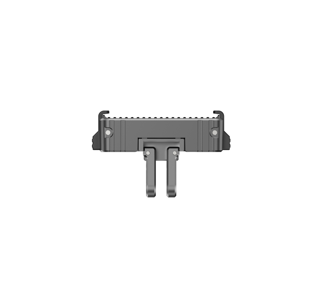 BARUNOR Chidian DJI rotated-fingers: Front view showing the rotated mounting fingers