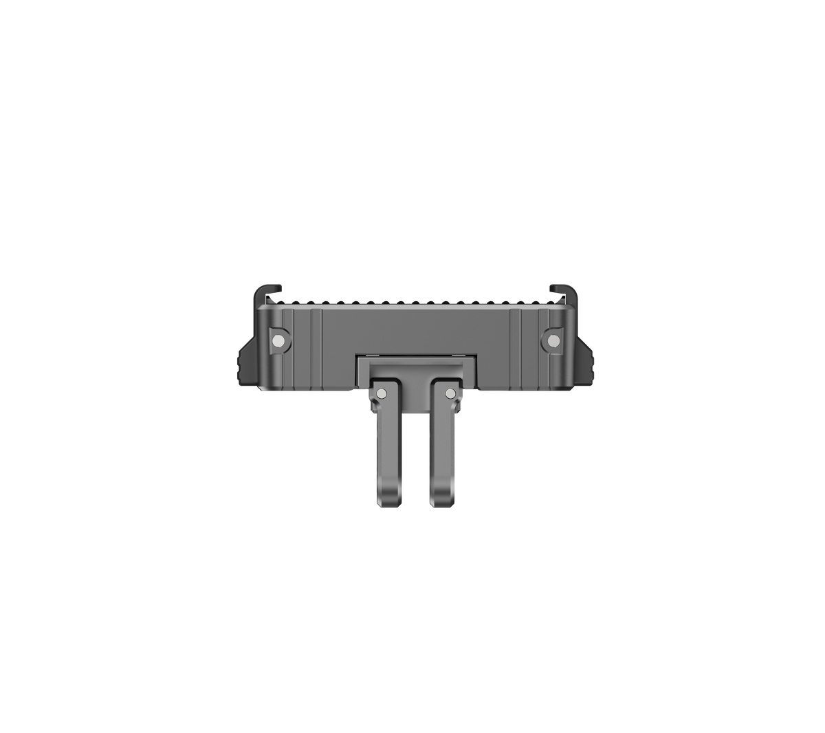 BARUNOR Chidian DJI rotated-fingers: Front view showing the rotated mounting fingers