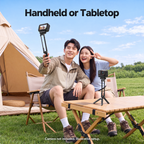 BARUNOR Chidian Folding ACE scene: Illustrative camping handheld and tabletop setups; cameras not included