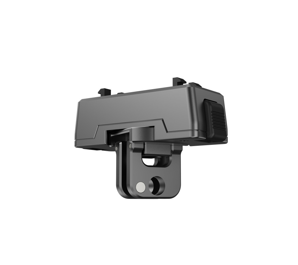 BARUNOR Chidian INSTA hero: Complete titanium-gray rotating adapter on pure white