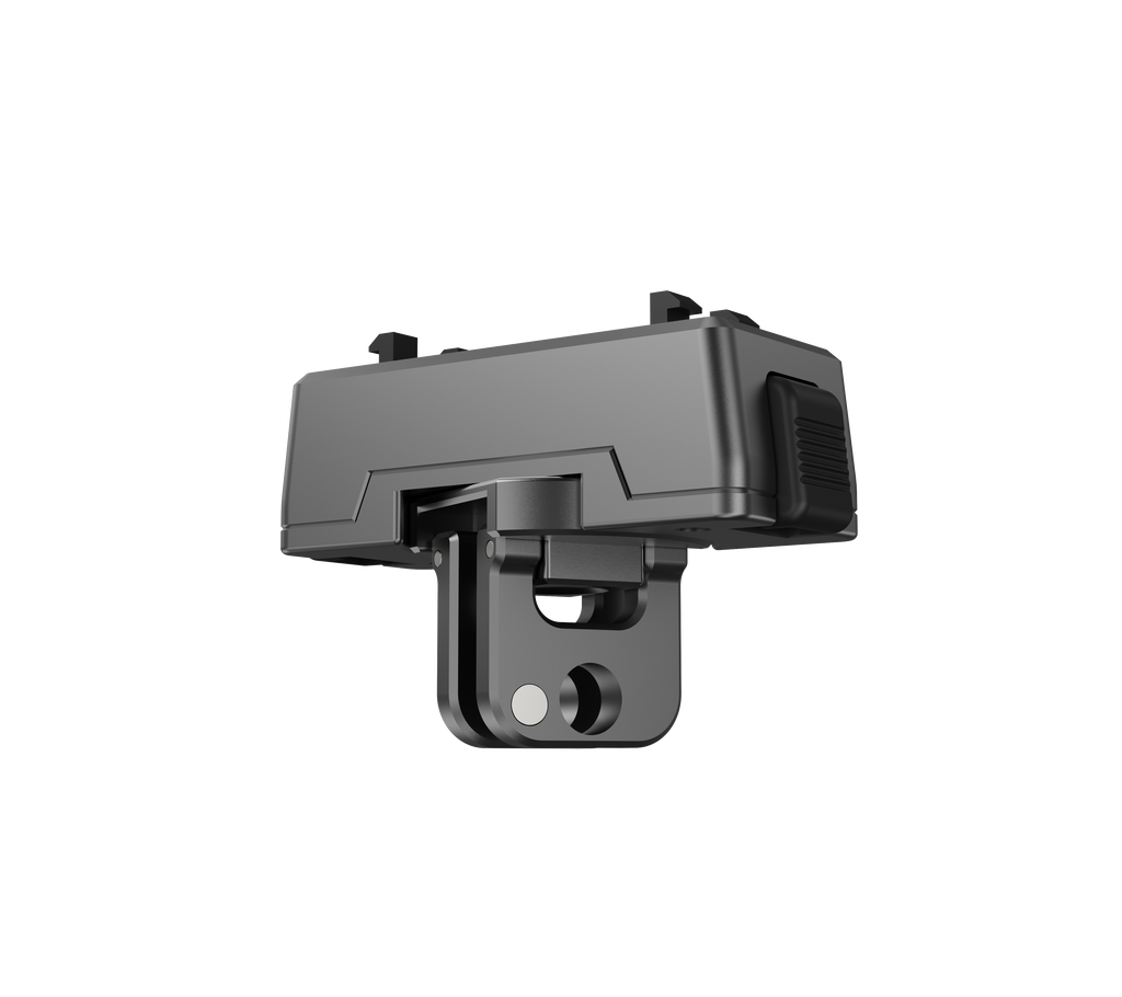 BARUNOR Chidian INSTA hero: Complete titanium-gray rotating adapter on pure white