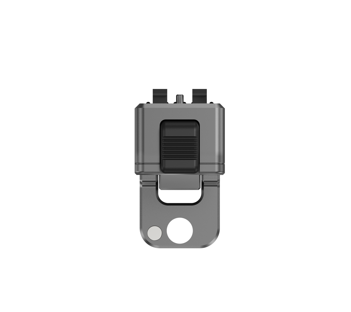 BARUNOR Chidian INSTA side-release: Side view of the release lever and mounting interface