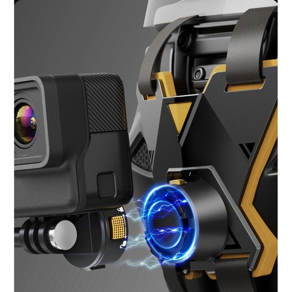 Magnetic Helmet Chin Strap Mount - release (text-free gallery 5)